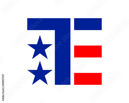 TE Initials Stars