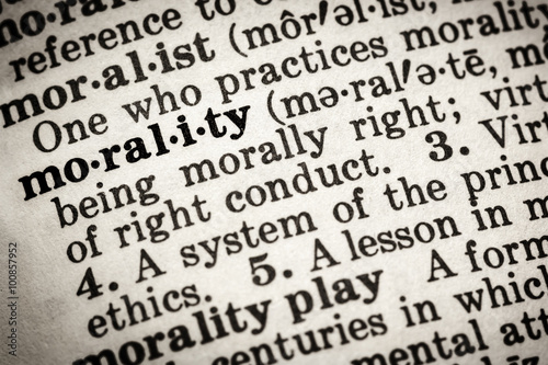 Morality Dictionary Definition