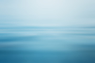 Abstract clear blue water in blurred background concept