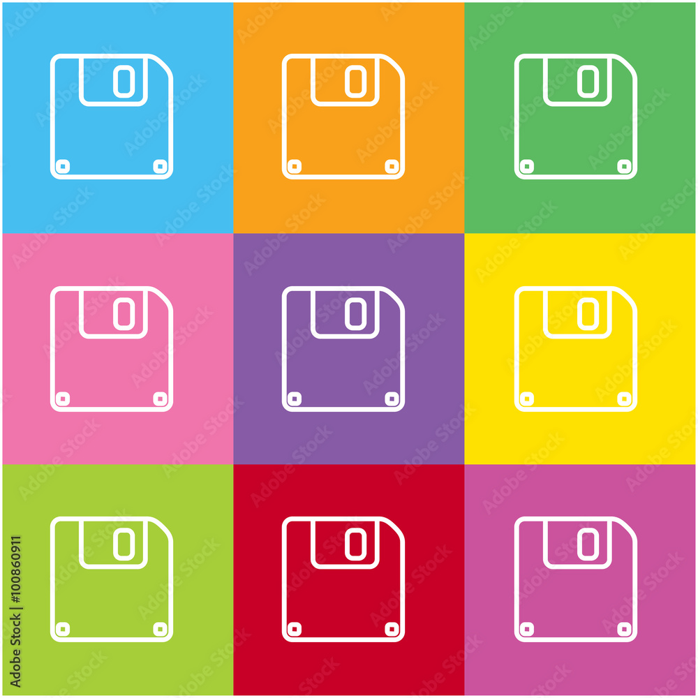 Save icon for web and mobile Save icon for web and mobile
