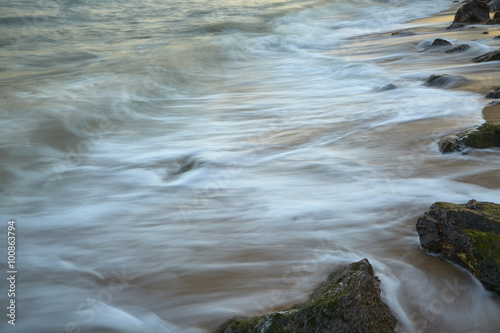 Sunset at the most beautiful beach in Thailand