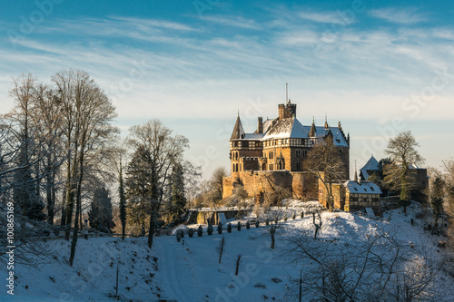 Das Schloss Berlepsch bei Witzenhausen in Nordhessen