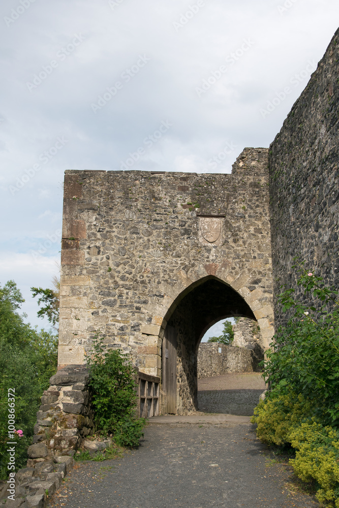 Obraz premium Die Hohenburg in Homberg Efze