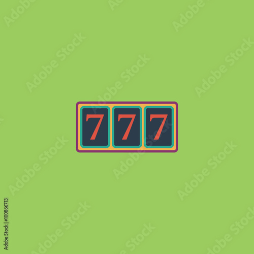 Simple icon 777.