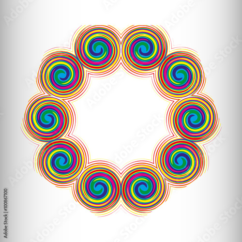 Beautiful circular pattern for your design