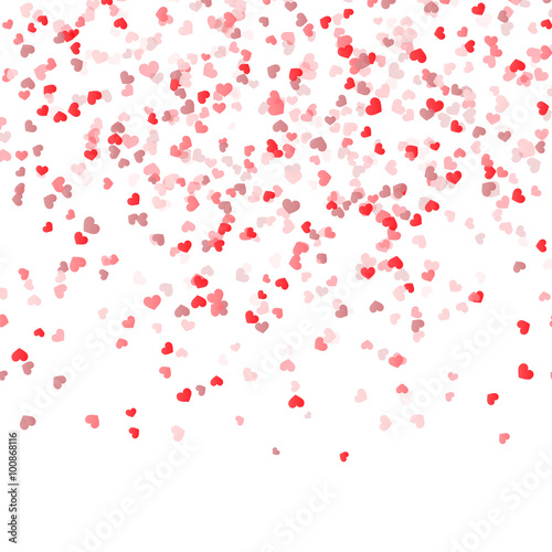 seamless confetti hearts background