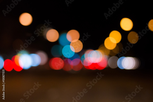 Abstract city lights © NattapanK