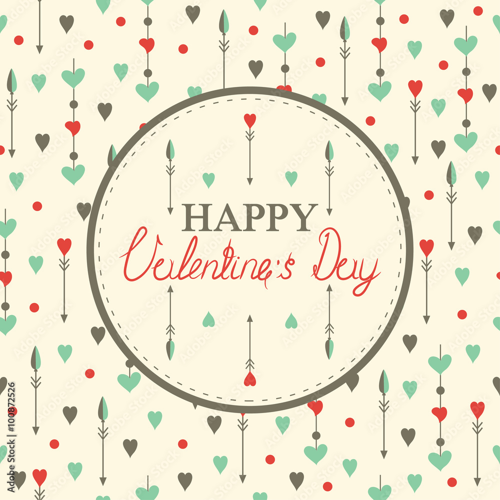 Happy valentine's day cards with hearts and arrow.
Happy valentine's day cards with hearts and arrow.