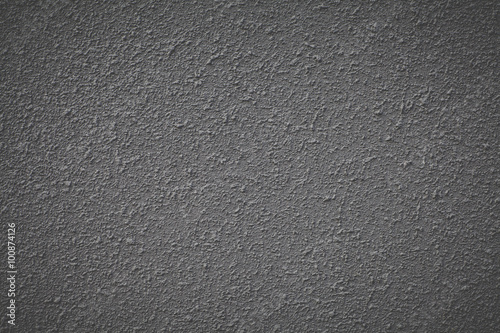 Black color concrete wall texture and background seamless