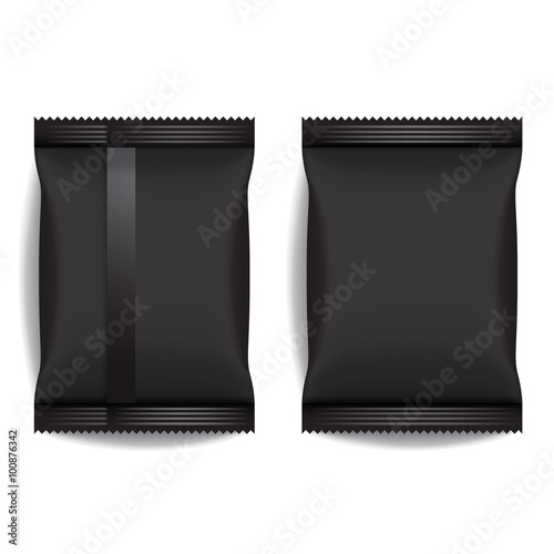Set of Blank Foil Packaging : Vector Illustration EPS10