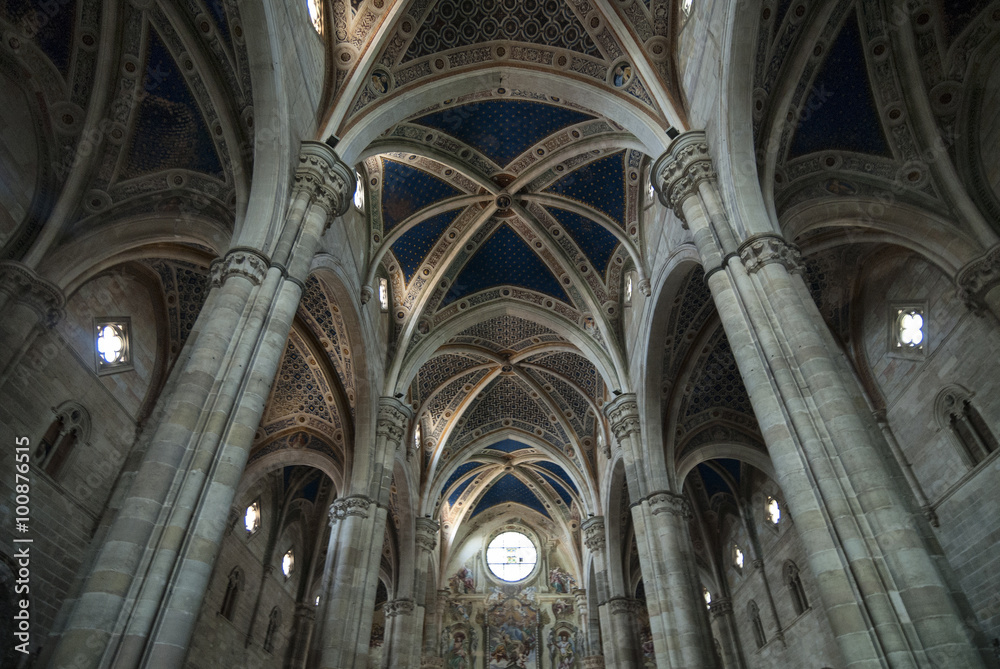 Certosa of Pavia, church interior
