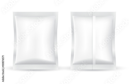 Set of Blank Foil Packaging : Vector Illustration EPS10