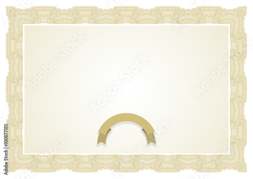 Certificate. Template diplomas, currency. Vector