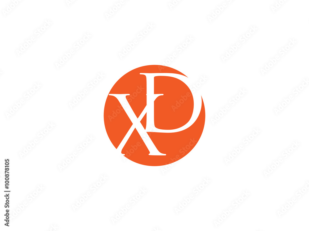 Double XD letter logo Double XD letter logo