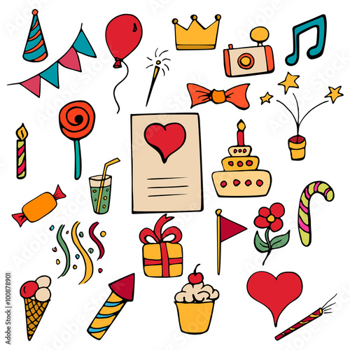 Set color  Happy Birthday