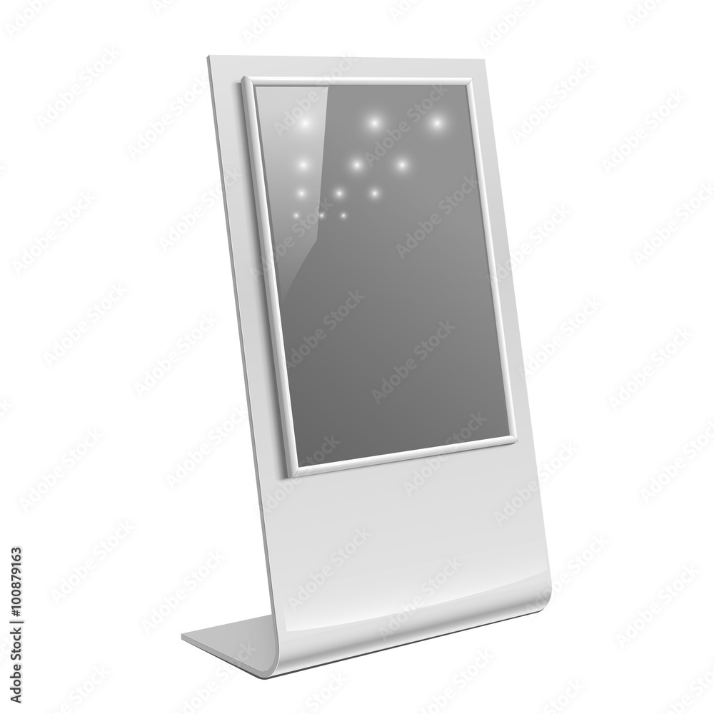 Retail Trade Stand stand banner on the white background. Mock Up Template. Vector illustration. Retail Trade Stand stand banner on the white background. Mock Up Template. Vector illustration.