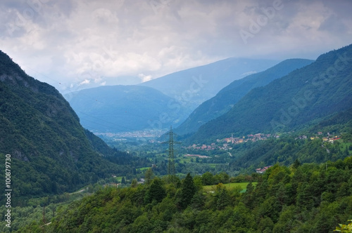 Sarca Tal bei Stenico - Sarca valley near Stenico