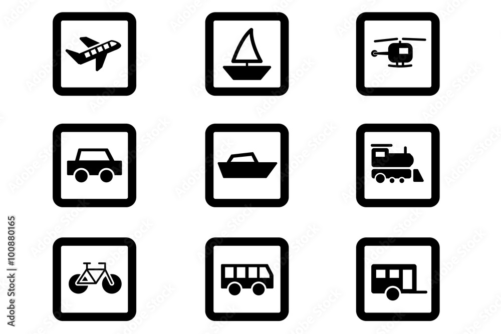icons fortbewegungsmittel 02 icons fortbewegungsmittel 02