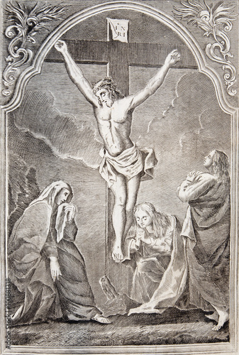 SLOVAKIA - 1727: Resurrection. Lithography print in Missale romanum published in year 1727.