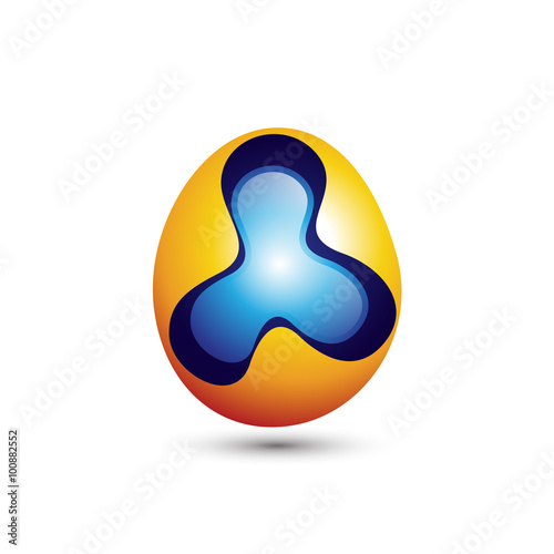 3D Egg Logo