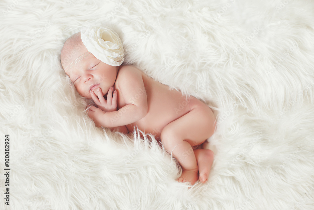 Close-up portrait of a beautiful sleeping baby. Close-up portrait of a beautiful sleeping baby.