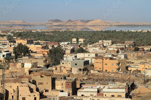 Die Oase Siwa in der Sahara von Ägypten 