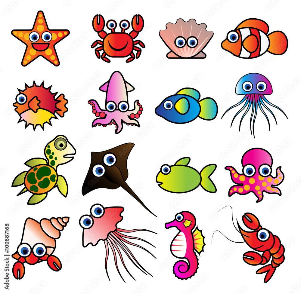 Obraz premium aquatic animals