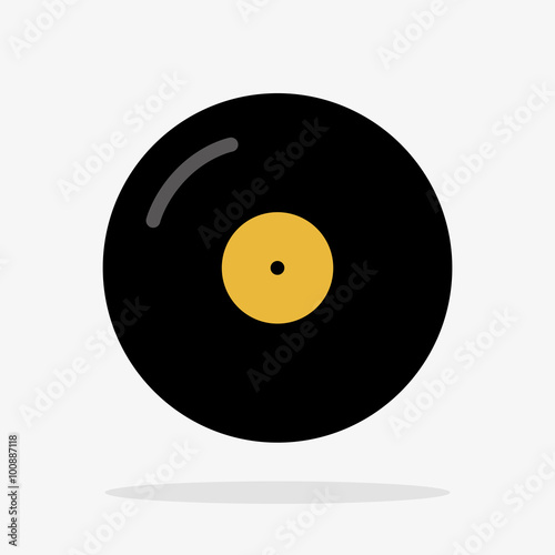 Vinyl Icon in Vector