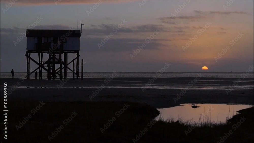 Sankt Peter Ording Sonnenuntergang