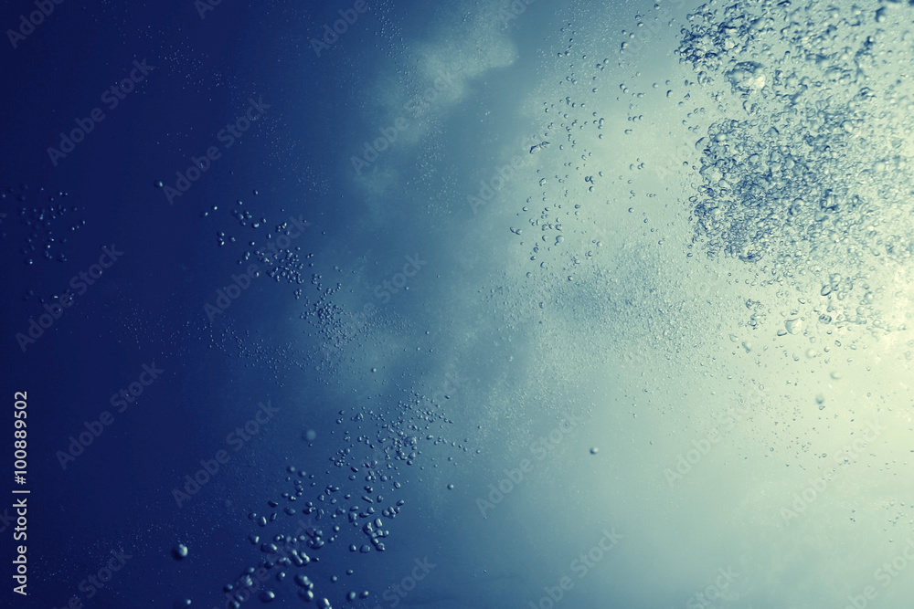 Obraz premium Texture sea water underwater