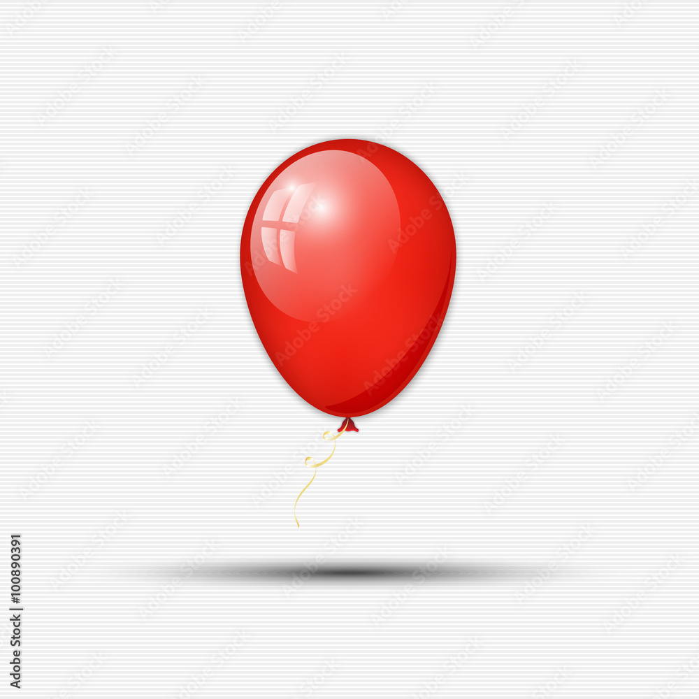 Abstract red balloon Abstract red balloon