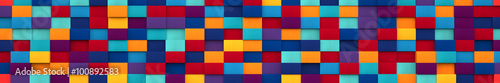Bright Multicolored Blocks Background (Website Head)
