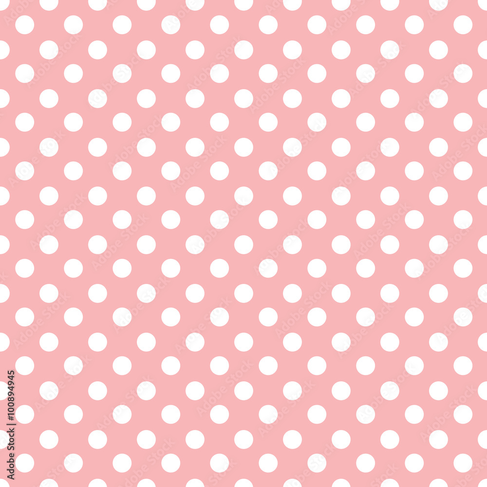 Polka dots seamless pattern background.