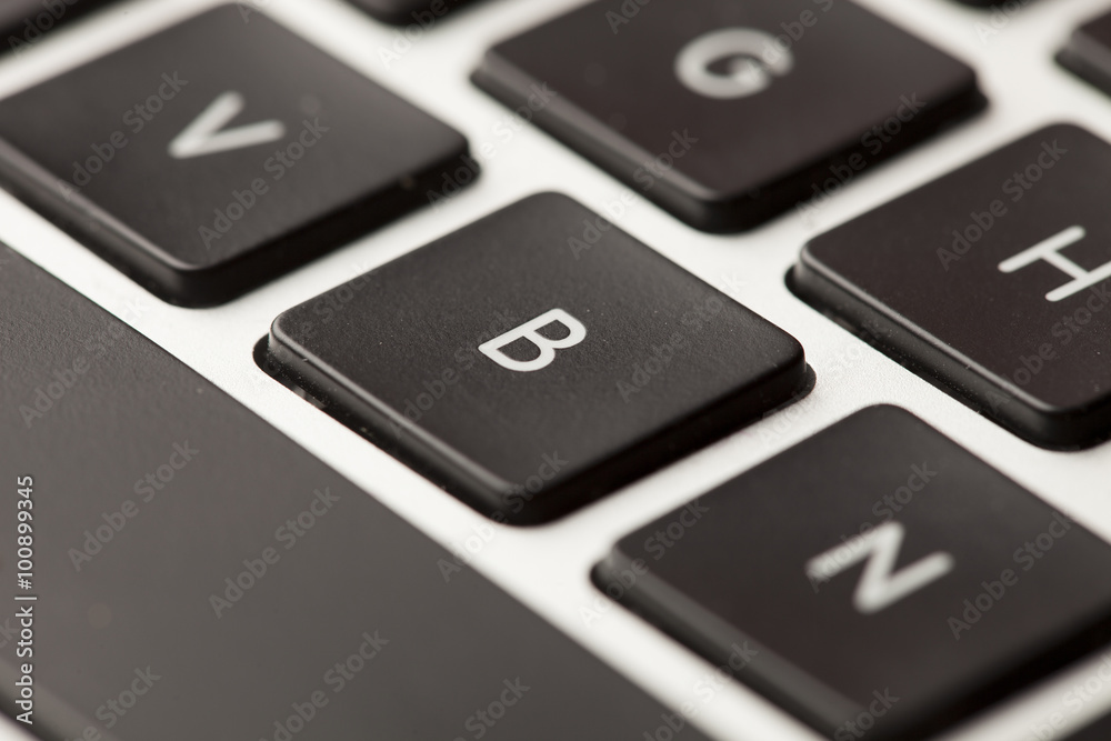 keyboard letter B