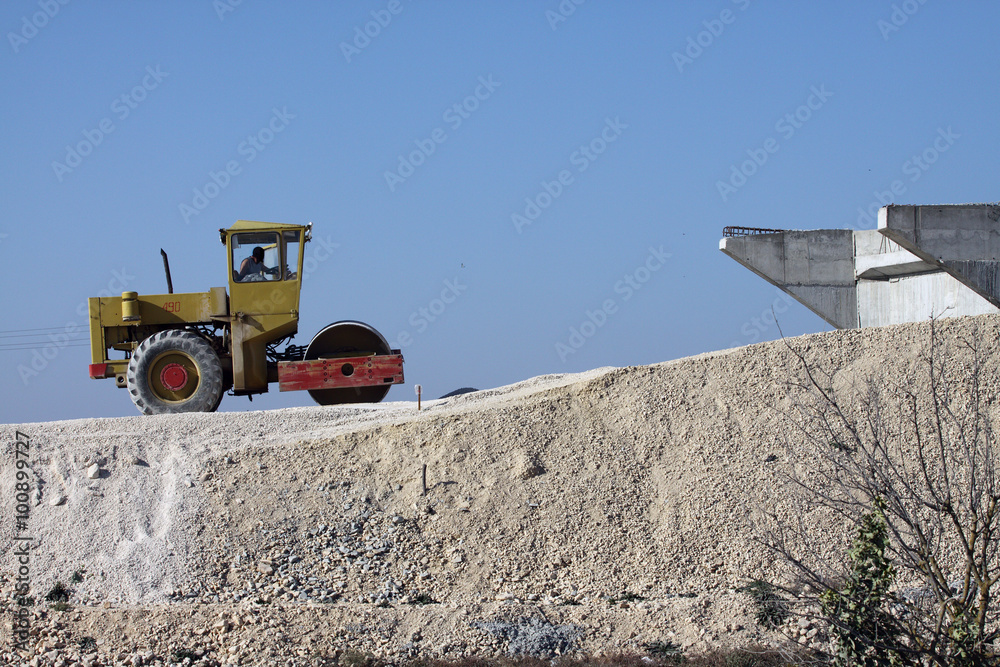 Obraz premium Road roller