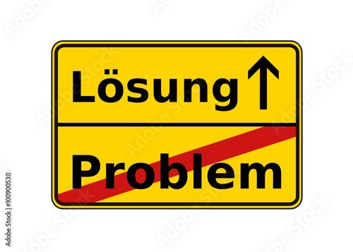 Ortsschild Lösung Problem