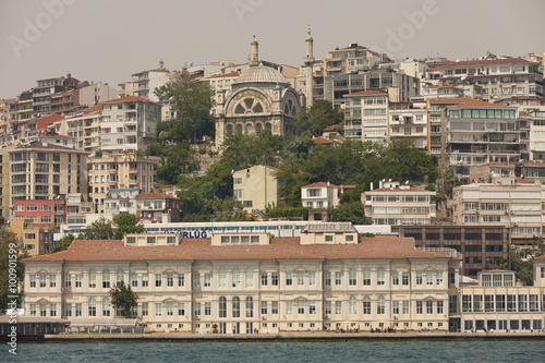 View of the busy housing complex of Istanbul, Turkey