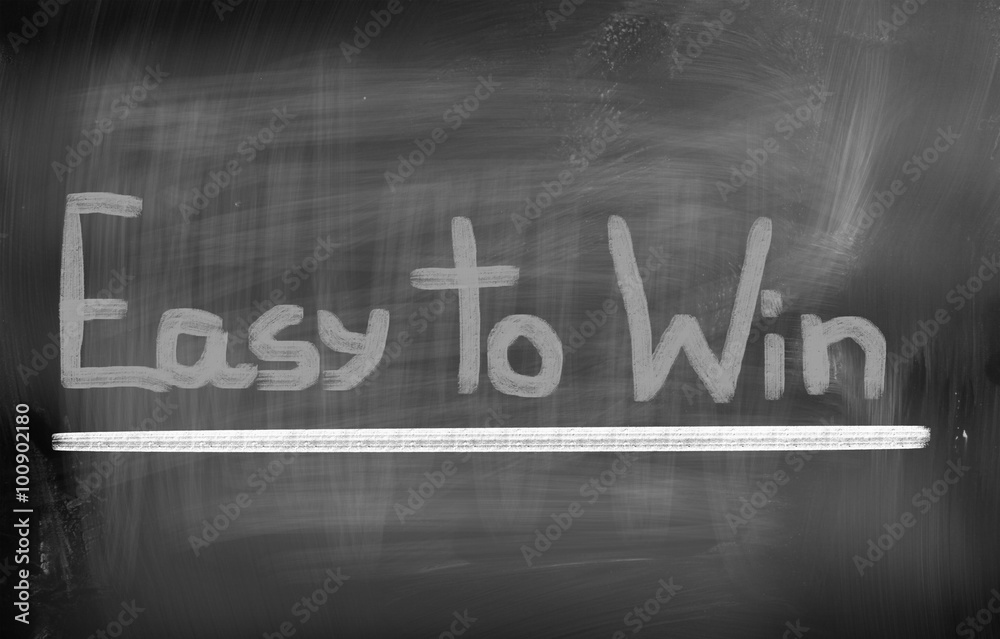 Easy To Win Concept
