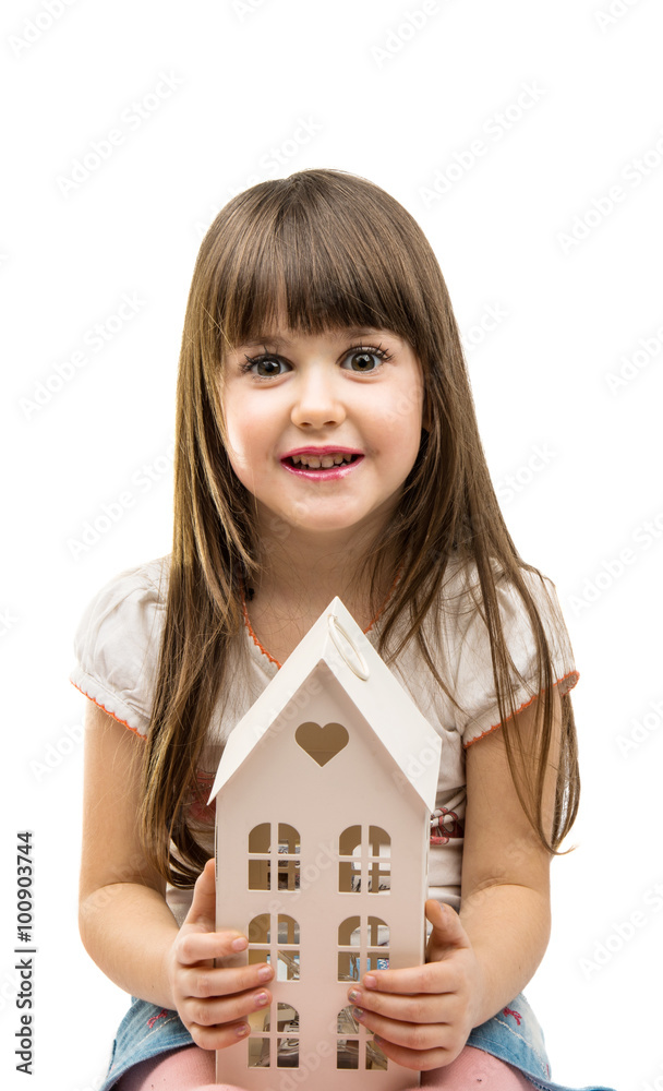 Baby girl isolated Baby girl isolated
