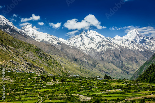 Valley in Himalayas