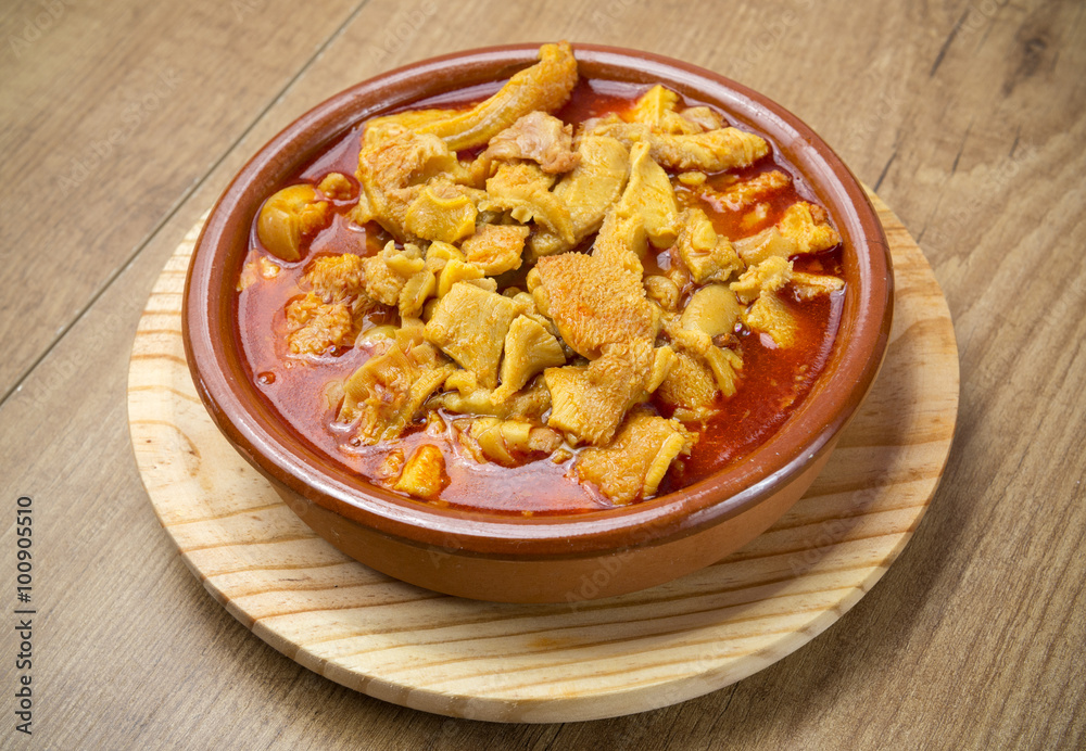 Tapa de callos,cocina madrileña Tapa de callos,cocina madrileña