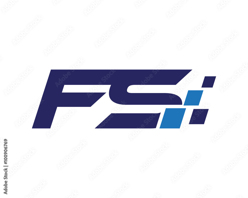 FS digital letter logo