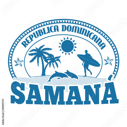 Samana stamp or label
