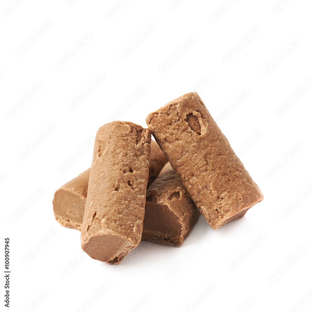 Chocolate praline candy isolated Chocolate praline candy isolated