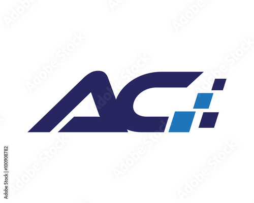 AC digital letter logo