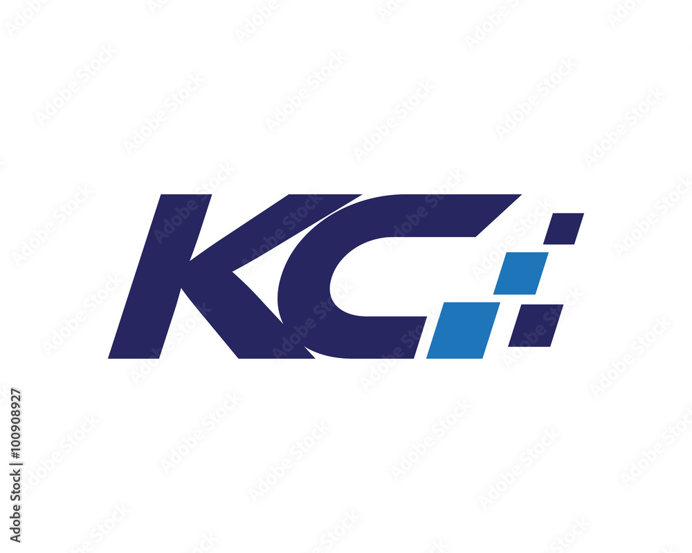 KC digital letter logo KC digital letter logo
