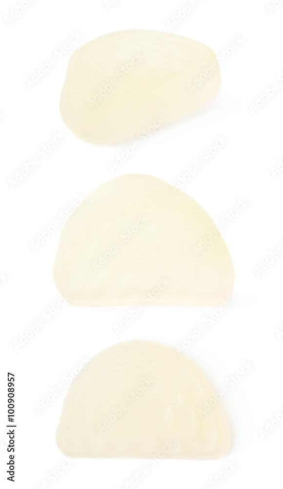Lemon shaped candy isolated Lemon shaped candy isolated