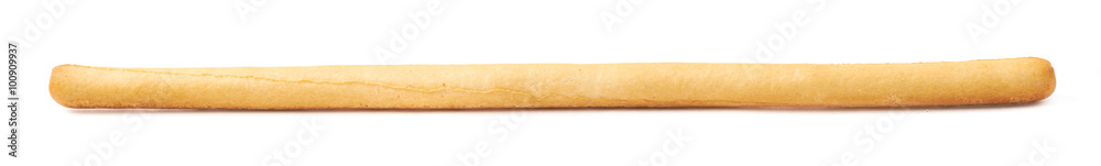 Single bread stick isolated Single bread stick isolated