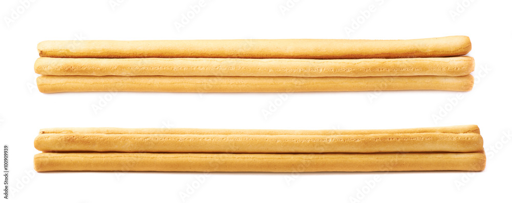 Pile of bread sticks isolated Pile of bread sticks isolated