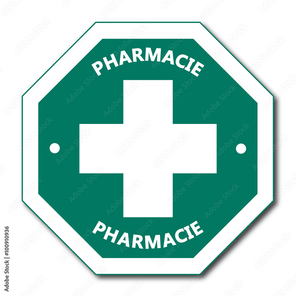 Obraz premium Logo pharmacie.